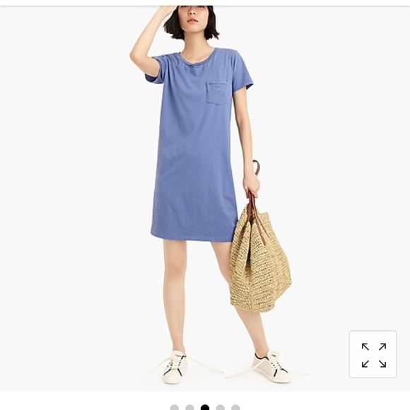 Jcrew t shirt dress in Navy - Picture 3 of 5